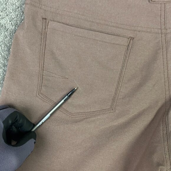 Kuhl Shorts Men's 35 Brown Amphibia Hybrid Swim Hiking Outdoors - Picture 10 of 16